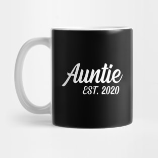 Auntie Est 2020 Birthday Aunt Tee Mug
